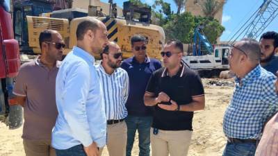 بالصور .. رئيس جهاز القرى السياحية يتفقد أعمال تنفيذ «بوغاز»