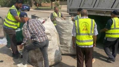 حملات ليلية ونهارية لمكافحة ظاهرة النباشين حفاظًا على البيئة والمظهر الحضاري بمدينة الشيخ زايد