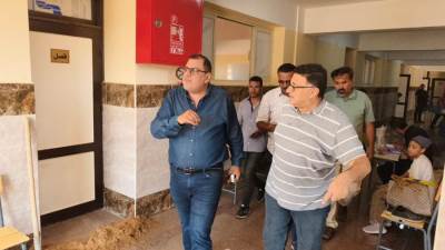 حملة صيانة ونظافة شاملة داخل وخارج المدارس الحكومية بمدينة الشروق 