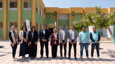 بنك التعمير والإسكان يفتتح مبنى المبيت بمدرسة الأمل للصم وضعاف السمع بمحافظة الفيوم