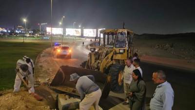 رئيس الجهاز: خطة متكاملة لرفع كفاءة الإنارة العامة بمدينة 6 أكتوبر واستبدال الأعمدة المتضررة