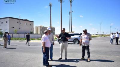 بالصور .. رئيس جهاز العلمين الجديدة يتفقد منطقة سكن مصر