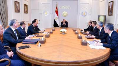السيسي يشدد على دعم مشروع إنتاج «الصودا آش» مع مجموعة CNCEC الصينية