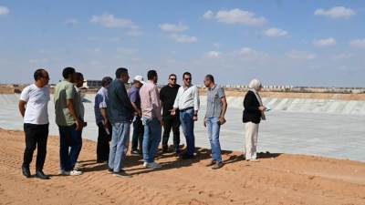 رئيس جهاز العاشر  يتفقد مشروعات تطوير الصرف الصناعي ورفع كفاءة البنية التحتية بالمناطق الصناعية