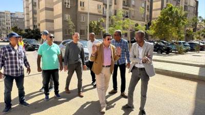 رئيس جهاز القاهرة الجديدة يتابع أعمال رفع كفاءة الخدمات بكمبوند «سكن مصر»