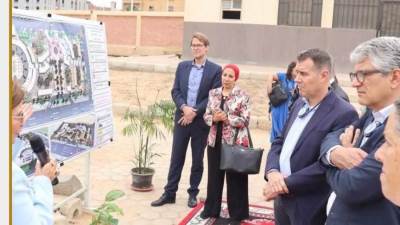 بعثة البنك الدولي تزور مدينة الشيخ زايد لمتابعة مشروع الإدارة الحضرية المتكاملة