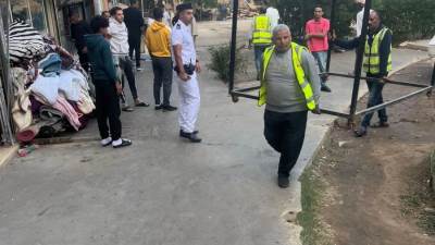 استمرار حملات الشيخ زايد لرفع الإشغالات والتصدي للنباشين