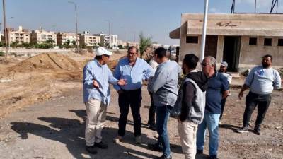 رئيس جهاز الشروق يتفقد أعمال تطوير محطة أتوبيس النقل العام بشمال إسكان المستقبل