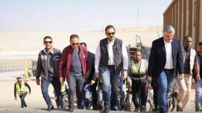 رئيس جهاز مستقبل مصر يتفقد أعمال حسن علام بالبنية التحتية للدلتا الجديدة ويطالب بمضاعفة العمالة 