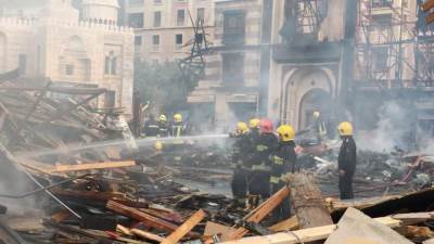 محافظ الجيزة : السيطرة الكاملة على حريق موقع التصوير باستوديو مصر دون خسائر في الأرواح