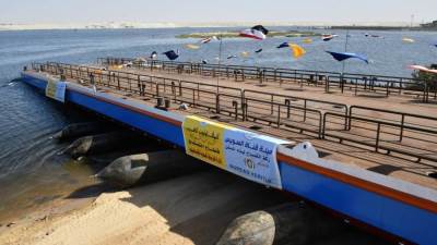 «المقاولون العرب» تنتهي من إنشاء «بنتون» جديد ضمن مشروع الكباري العائمة بالإسماعيلية