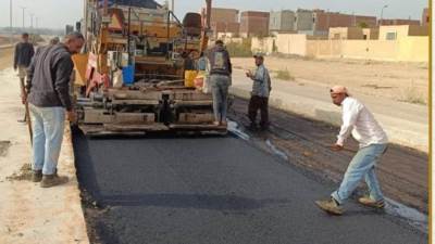 مسئولو المدن الجديدة يتابعون صيانة وتطوير الطرق بالمناطق الصناعية لتعزيز الاستثمارات 