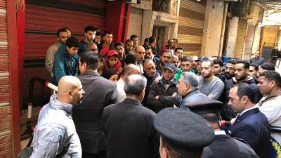 «مدبولي» يصدر توجيهات بعد حريق سوق الخواجات بالمنصورة