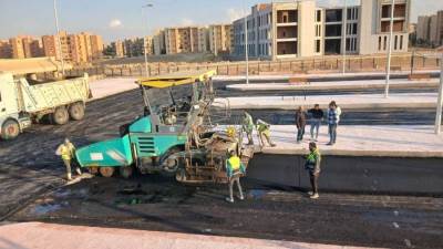 جهاز مدينة الشروق يواصل تطوير الموقف العام ورفع كفاءة المرحلة الثانية