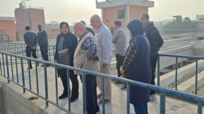 رئيس شركة مياه القاهرة يتفقد محطة الأميرية ويتابع خطط الصيانة الشتوية