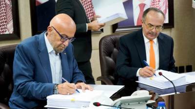 اتفاقيتان جديدتان بين المقاولون العرب ووزارة المياه الأردنية لتنفيذ مشروعات صرف صحي