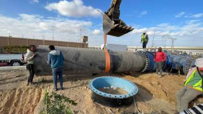 قطع المياه عن بعض مناطق حدائق أكتوبر غدًا الإثنين 