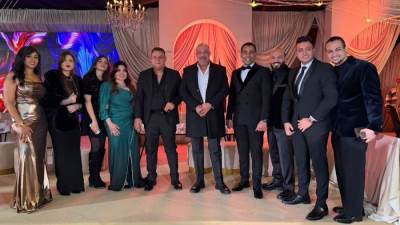 رجل الأعمال هشام الخولي رئيس مجموعة بيراميدز للتطوير يحتفل بزفاف نجله