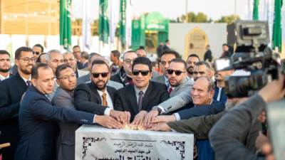 سيدرا للتطوير العقاري تضع حجر الأساس لمسجد سدرة المنتهى أكبر صرح إسلامي بسوهاج