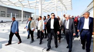 وزير الإسكان ومستشار رئيس الجمهورية يتابعان موقف مشروع«حدائق تلال الفسطاط» بالقاهرة