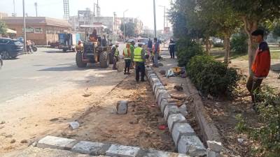 رئيس جهاز الشروق يوجه بإصلاح عاجل للطرق ورفع كفاءة الممرات بالأحياء السكنية