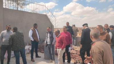 حملة مكبرة بالشيخ زايد لإزالة مخالفات البناء