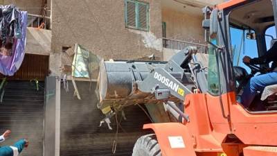 ضربات حاسمة ضد العشوائيات في مدينة بدر.. إزالة إشغالات مكثفة بالحي الثالث