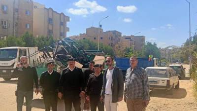 إزالة مخالفة تحويل وحدة سكنية إلى مدرسة بـ«صفوة الإعلاميين 2» في 6 أكتوبر