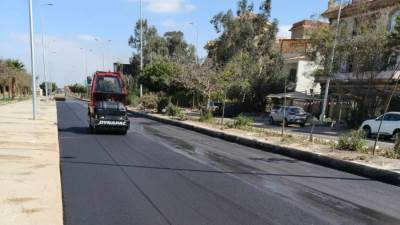 انطلاق أعمال رفع كفاءة طريق الخدمة الغربي بالشروق وتوجيهات بضبط جودة التنفيذ 