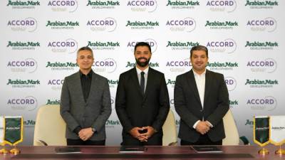 تعاون استراتيجي بين شركتي «Arabian Mark Developments» و«أكورد» لإدارة وتشغيل مشروع «REWAQ Residence»