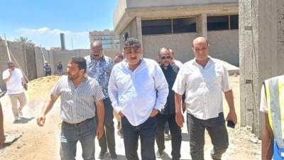 رئيس جهاز دمياط الجديدة يتفقد مشروع إسكان  «ديارنا» والسوق التجاري 