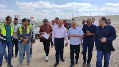 قيادات «الإسكان» تتابع أعمال الطرق والمرافق بمنطقة «طيبة» في الشروق «صور»