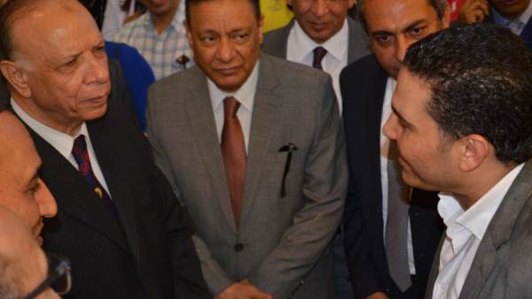عماد منصور صاحب شركة نكست هوم خلال معرض الأهرام العقاري