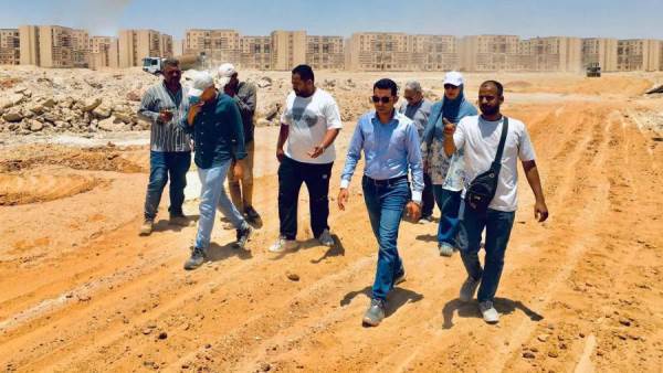 رئيس جهاز حدائق العاصمة يتابع تنفيذ مشروعات المرافق بالمرحلة الخامسة لوحدات «سكن لكل المصريين» 