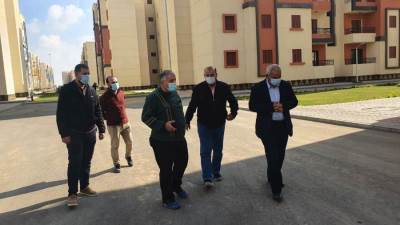 تشطيب 1740 شقة إسكان اجتماعى بمدينة السادات تمهيداً لتسليمها للحاجزين