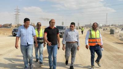 في أول يوم لتوليهم مناصبهم الجديدة.. جولة تفقدية بشارع التسعين الشمالي